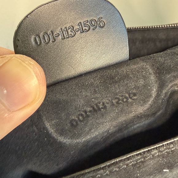 Elegant Black Leather, Suede Gucci Bag - Picture 11 of 12